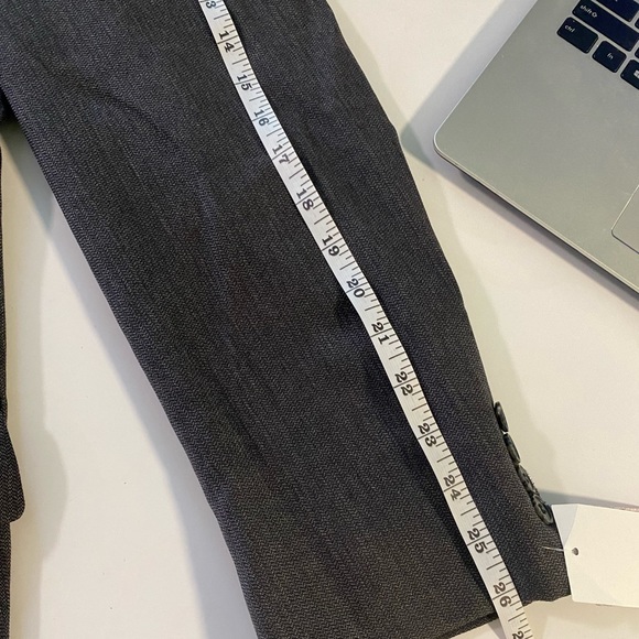 Joseph Abboud Nordstrom Mens Grey Suit Jacket Sport Coat Size 42L - Picture 11 of 14